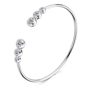 Elegant Sterling Silver Moissanite Bracelet, beautiful brilliant stones 💎💎💎